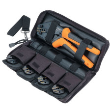 Greenlee PA4802 - комплект кримпера и матриц для работы с коаксиальным кабелем
